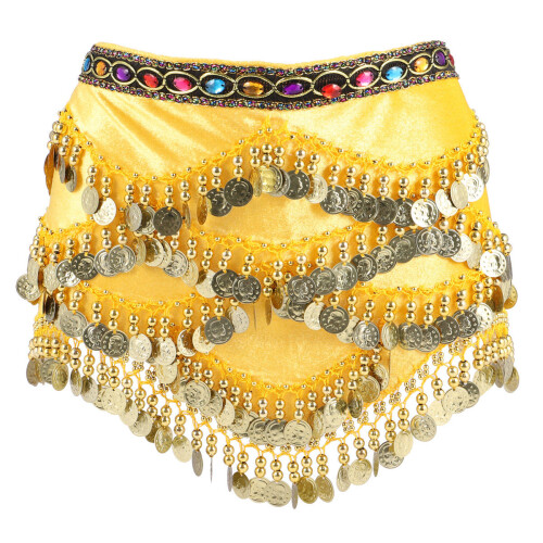 3Pièces Jupe Hanche Accessoire Mode Pour Danse Ventre 1