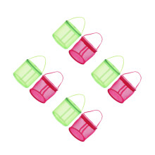 8Pcs Rosy Lightweight Nylon Yarn Organizer Tote Knitting Storage Bags