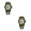 2Pièces Enfants Ajustables Camouflage Vert Olive Étanches 6