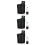 3Pièces Support Détachable Noir Pour Lait Chaise 11