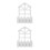 2Pcs White Wooden Wall Planter with Foam Insert for Artificial Flowers 5