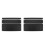 6Pcs Durable Metal Cabinet Protective Covers Black Equipment Shield 1