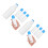 8Pcs Plastic Sponge Head Applicator Bottles for Home Use 1