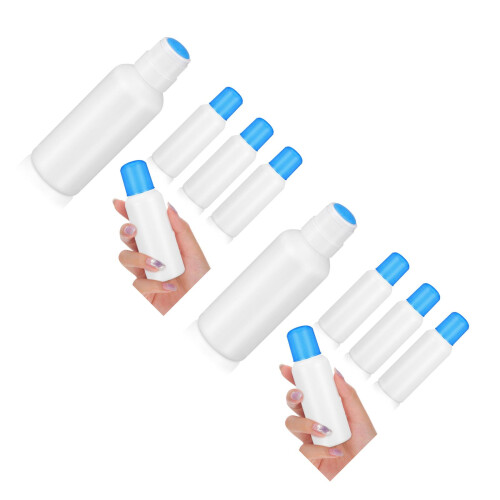8Pcs Plastic Sponge Head Applicator Bottles for Home Use