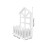 2Pcs White Wooden Wall Planter with Foam Insert for Artificial Flowers 11