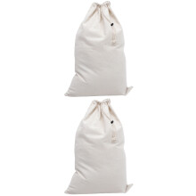 2Pcs Portable Laundry Bags Heavy Duty Drawstring for Home