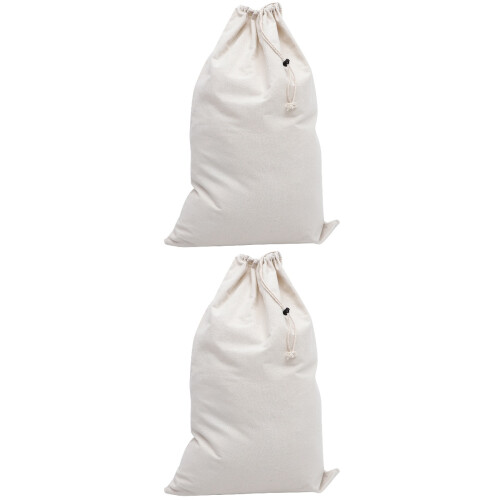 2Pcs Portable Laundry Bags Heavy Duty Drawstring for Home