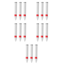 15Pcs White Wax Tire Repair Marking Pens High Visibility Car Tools