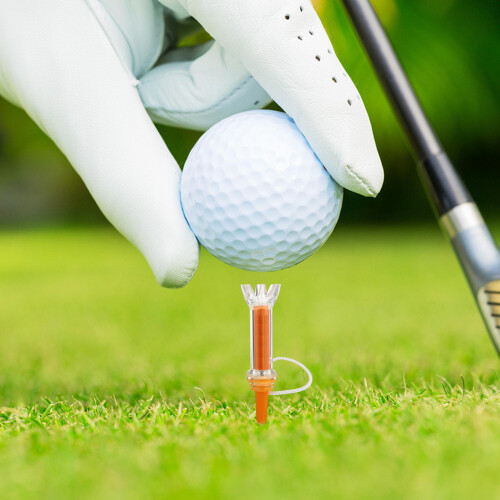 3Pièces Golfs Tees Orange En En Forme De Accessoires 2