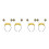 4Pcs Comfortable Bee Headbands with Spring Ball Design for Holiday Fun 1