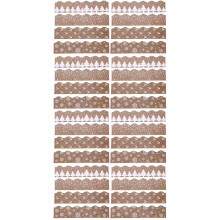 2Sets Coffee Adhesive Bulletin Board Border Trim for School Wall Decor