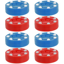 8St Lichtgewicht PP Hockey Pucks Voor Training Assorted Kleuren