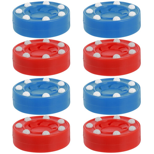 8Pcs Lightweight Hockey Practicing Pucks Durable PP Material