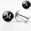 2Pièces Boutons De Manchette Noir Simple Pour Et Manche 10