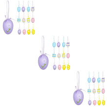 72St Decoratieve Paaseieren Plastic Hangend Voor Feest & Kamer