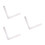 3Pcs Plastic Tailor Ruler Pink L Shape Hem Drawing Tool for Clothing 1