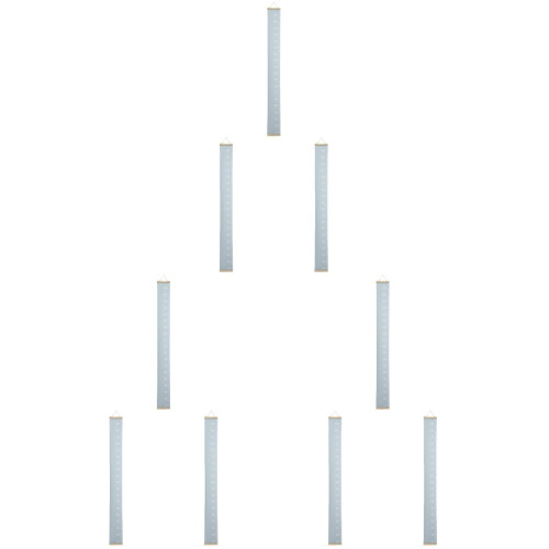 3Pièces Règle Murale Croissance Simple Durable Pour Usage 1