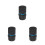 3Pièces Microphone Capsule Durable Noire Pour Réparation Et Ktv 9