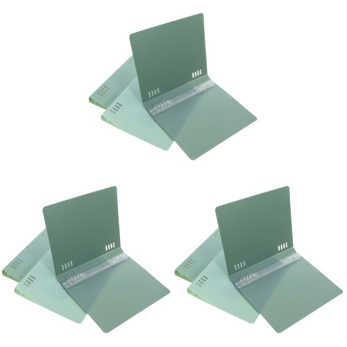 9Pcs Assorted Color PP Binder Shells for Diary Planner and Notes