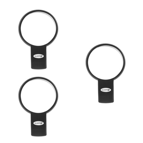 3Pcs Black Silicone Tennis Trainer Grip Enhancer for Racket Control