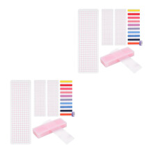80Pcs Pink Plastic Tape Dispensers Washi Tape Storage Boards