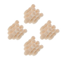 24Pcs Wooden Blind Cord Pull Knobs Khaki Vase Design Easy Install