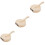 3Pièces Pâte Bois Khaki Pour Raviolis Pliage Facile À 6