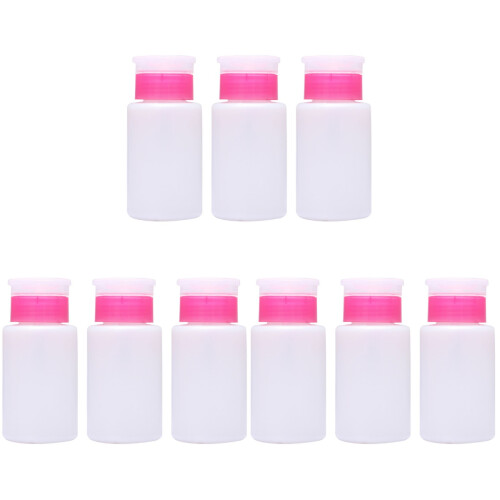 9Pièces Flacon Verrouillable En Plastique Pour Ongles 2