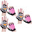3Paires Half Finger Polyvalents Roses En Qualité 6