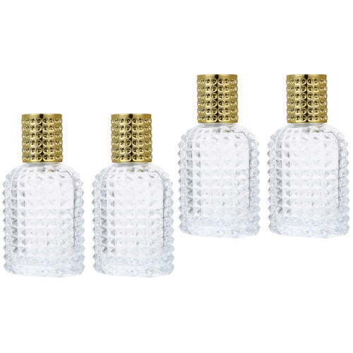8Pièces Flacons Verre Transparent Rechargeables Précis 2