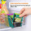 (Single bag) Tea & Coffee Bag Organizer Box - Durable Clear Storage 1