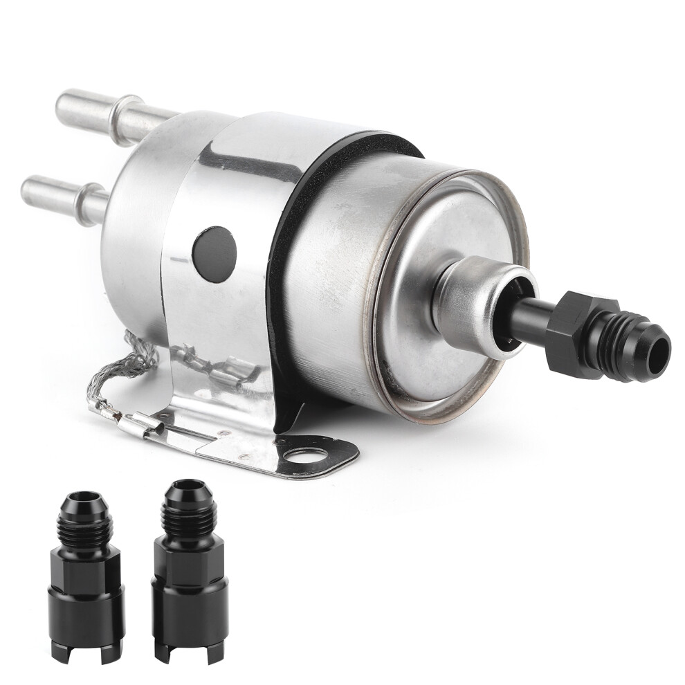 Fuel Injection Retrofit Regulator58psi With6an Fittings Internal Bypass Ls Swap Efi Conversion Gasoline Diesel E85compatible Filter Element Gm 9049227981199