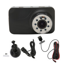 Dual Dash Cam Front And Rear1080P HD Dashboard Camera For Car Wide Angle Night Vision With G Sensor Driving Recorder Loop Recording Motion Detection
