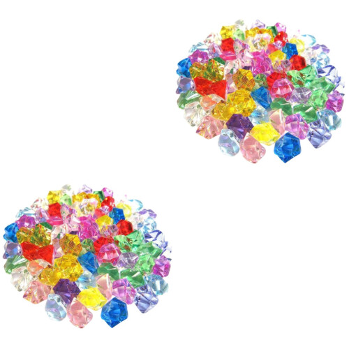 400Pièces Pierres Acryliques Décoratives Multicolores Pour DIY Vase 2