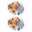 400Pièces Pierres Acryliques Décoratives Multicolores Pour DIY Vase 5