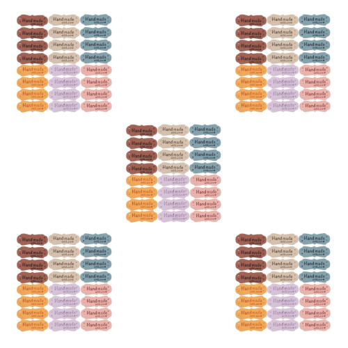 300Pièces Tags Couture Crochet PU Variés Pour Projets Créatifs