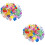 400Pièces Pierres Acryliques Décoratives Multicolores Pour DIY Vase 6