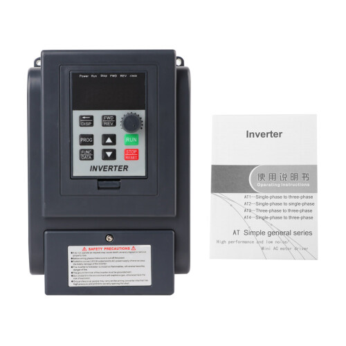 Low Electromagnetic Interference Variable Frequency Drive220V Input380V Output Single To Three Phase Inverter Spindle Motor Controller High