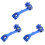 3Pièces Bras Oscillant Arrière Bleu Alliage Accessoire 3