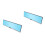 2Pièces Rétroviseur Intérieur Ciel-Bleu Large Angle Antibuée 5