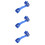 3Pièces Bras Oscillant Arrière Bleu Alliage Accessoire 8