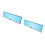 2Pièces Rétroviseur Intérieur Ciel-Bleu Large Angle Antibuée 6