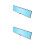 2Pièces Rétroviseur Intérieur Ciel-Bleu Large Angle Antibuée 10