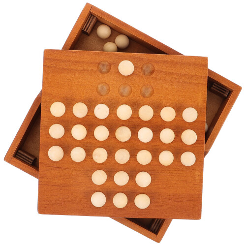 3Pièces Jeu D'échecs En Bois Khaki Intelligence Et 2