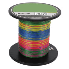 Freshwater Fishing Braided Fishing Line High Visibility Colored Braid Line Saltwater Fishing No Stretch Abrasion Resistant Maximum Sensitivity Depth
