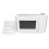 White Projection Clock 2xAAA, Temp/Hum, 15x11x6 cm 2