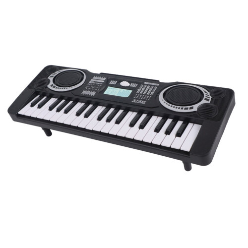 37-Key Kids Keyboard Piano Portable Black 3xAA 2