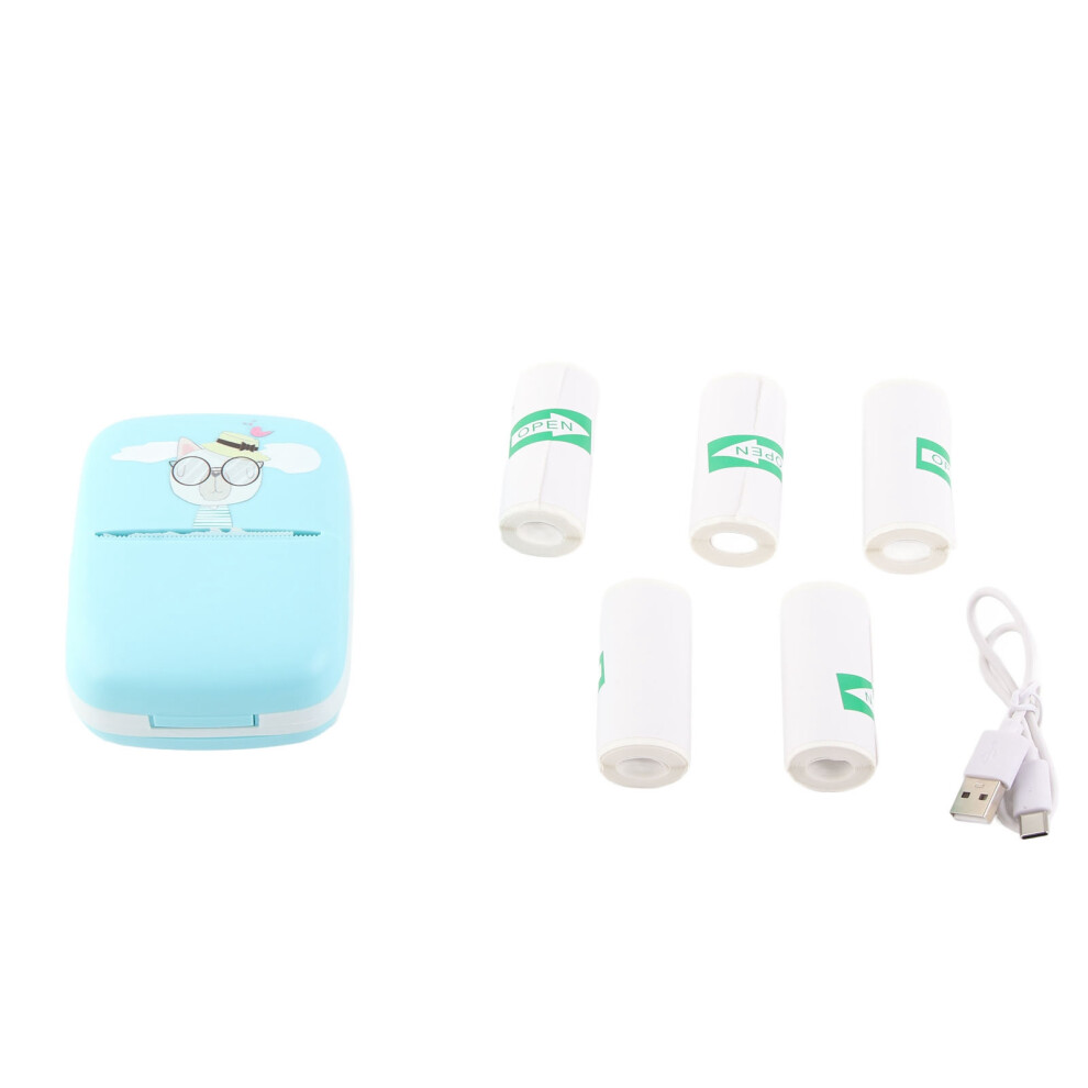 Portable Printer For Everyday Use, Wireless Inkless Thermal Device With Fun App Integration, Mini Sticker Printer Compatible With Phones Tablets 9071309212181