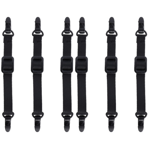 6Pièces Crochets Ajustables Pour Masque Noir Bande 2