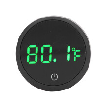 Aquarium Thermometer Digital Stick-On Fish Tank Thermometer With LED Screen And Touch Control Cordless Design For Safe Tank Environment Rechargeable